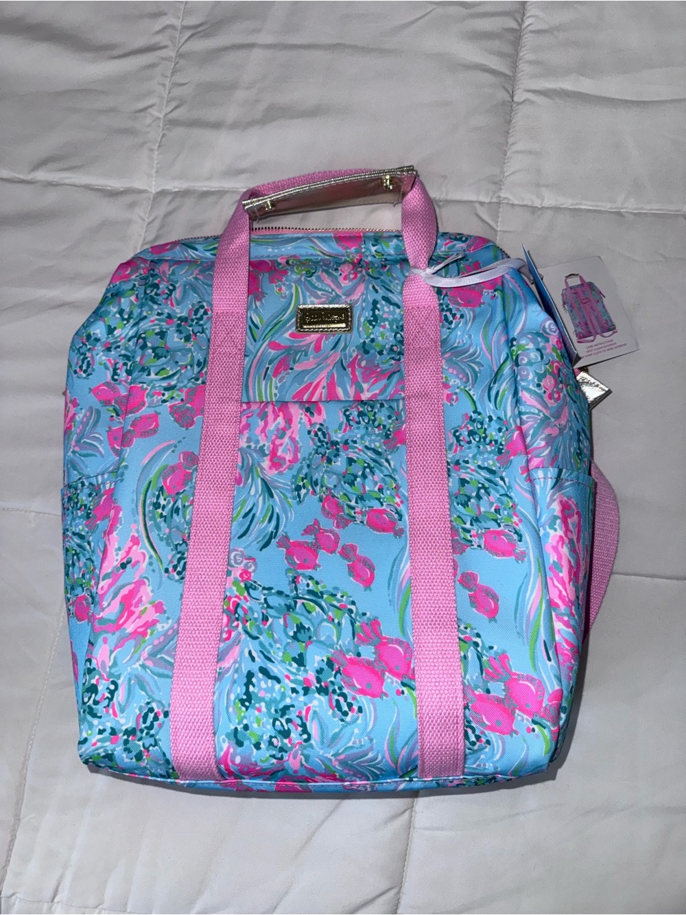 Lilly Pulitzer insulated backpack cooler!